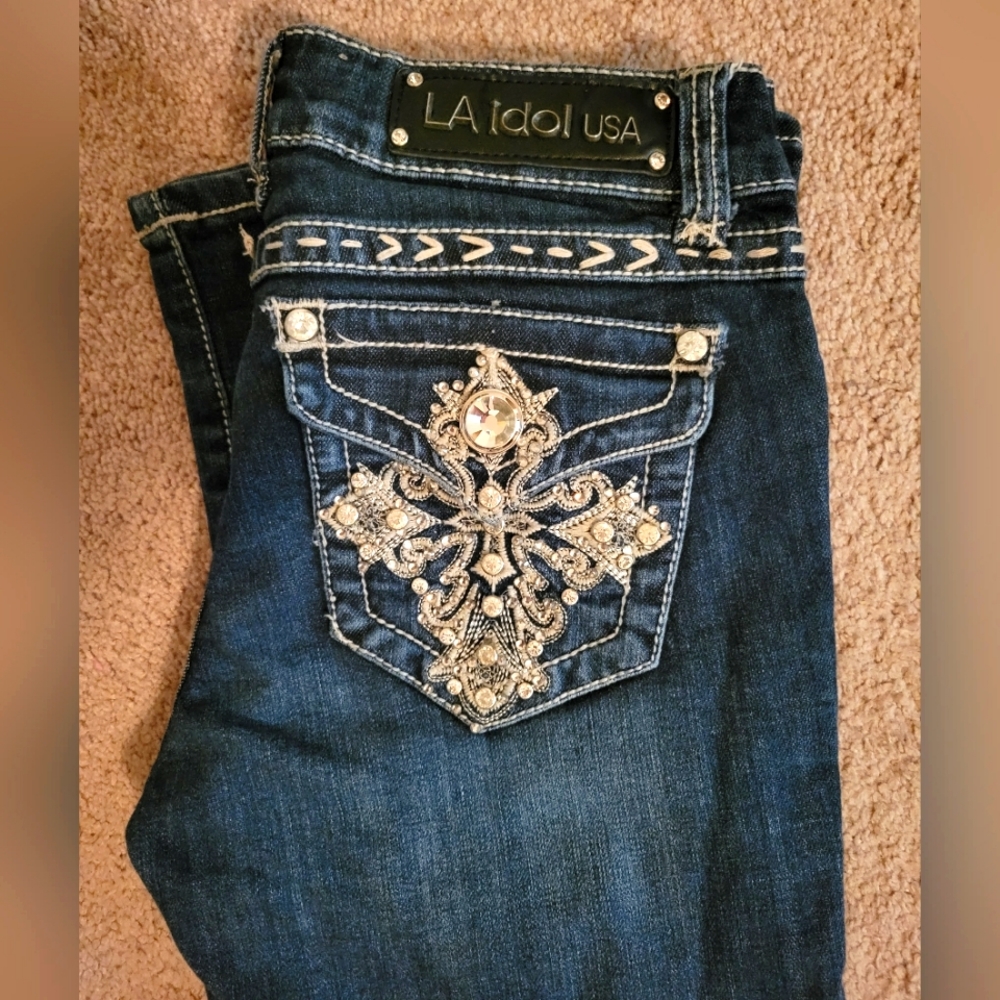 LA Idol Bling Jeans